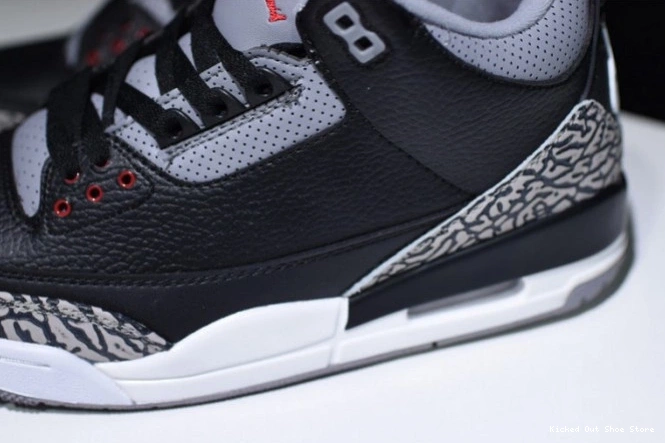 Kicked Out Shoe Store 854262-001 Air Black Jordan Cement 3 0710